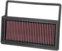K&N 33-3014 - 2008-2013 Fiat Abarth 1.4L Turbo Replacement Drop In Air Filter