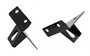 Kentrol 50531 - Jeep CJ/YJ Light Bracket Pair 76-95 CJ and Wrangler YJ Powdercoat Black