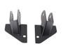 Kentrol 50533 - Jeep YJ Mirror Relocation Bracket Pair 87-95 Wrangler TJ Powdercoat Black