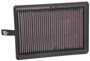 K&N 33-5046 - 2016 Hyundai Tucson L4-2.0L F/I Replacement Drop In Air Filter
