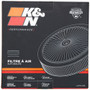 K&N 60-1190 - Custom Round Filter 5-1/8in FLG / 11in Dia / 6-1/4in H