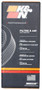 K&N 60-1190 - Custom Round Filter 5-1/8in FLG / 11in Dia / 6-1/4in H