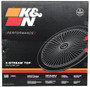 K&N 66-1401XP - X-Stream Top Filter X-Stream 14 inch OD Chrome