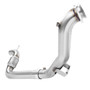 Kooks 11533110 - 3" x 2-1/4" SS Competition Only OEM Downpipe. 2015-2023 Mustang EcoBoost