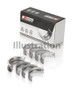 King Engine Bearings MB4080SI0.75 - Gmc 2.8L/3.4L V6 173Ci/207Ci (Size +0.75mm) Main Bearing Set