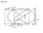 Koyo A13451 - rad  Radiator