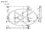 Koyo A13518 - rad  Radiator