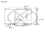 Koyo A13631 - rad  Radiator
