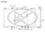 Koyo A2443 - rad  Radiator
