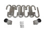 Kooks WK2250 - 1-3/4" x 3-1/2" 304 Stainless Steel Weld Up Custom Header Kit