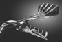 Kuryakyn 1759 - Skeleton Hand Mirrors Chrome/Black