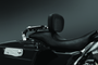 Kuryakyn 1661 - Multi-Purpose Backrest Black & Chrome