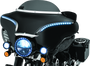 Kuryakyn 1310 - Smooth Windshield Trim 96-13 Touring Chrome