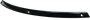 Kuryakyn 1318 - Smooth Windshield Trim 96-13 Touring Gloss Black
