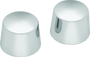 Kuryakyn 1214 - Front Axle Nut Caps Chrome
