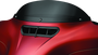 Kuryakyn 1389 - Smooth Windshield Trim 14-Up Touring Gloss Black