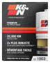 K&N HP-1003 - 03-09 Scion tC / 00-05 Celica GT/GT-S Performance Gold Oil Filter