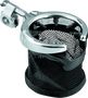 Kuryakyn 1484 - Universal Passenger Drink Holder With Basket Black & Chrome