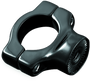 Kuryakyn 3116 - Side Mount License Plate Holder Clamp 86-17 Softails Gloss Black
