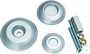 Kuryakyn 3808 - Lodestar Rear Axle Sliders-BMW-Silver