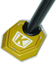 Kuryakyn 3837 - Lodestar Kickstand Shoe-BMW-Gold