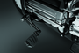 Kuryakyn 3990 - Ergo III Adjustable Mount With Trident Dually ISO Pegs Gloss Black