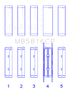 King Engine Bearings MB5816CP0.25 - King Ford 391CI 32V Turbo V8 Power Stroke/ O/S .040in (Size 0.25) Main Bearing Set