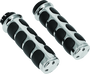Kuryakyn 6205 - Premium ISO Grips Without Throttle Boss Dual Cable Chrome