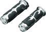Kuryakyn 6260 - ISO  Flame Grips  Dual Cable Chrome