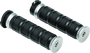 Kuryakyn 6672 - Dillinger Grips Dual Cable Silver