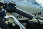 Kuryakyn 6673 - Dillinger Grips Dual Cable Satin Black