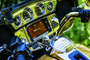 Kuryakyn 7240 - Deluxe Tri-Line Stereo Trim Kit 14-Up Touring Models Chrome