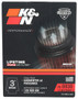 K&N RE-0930 - Universal Rubber Filter - Round Tapered 6in Base OD x 3in Flange ID x 6in H