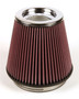 K&N RF-1042 - Round Tapered Universal Air Filter 6in Flange ID x 7.5in Base OD x 5in Top OD x 6.5in Height