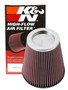 K&N RF-1041 - Round Tapered Universal Air Filter 6 inch Flange 7 1/2 inch Base 5 inch Top 7 1/2 inch Height