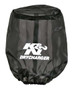K&N RU-2590DK - Drycharger Air Filter Wrap Round Tapered Black 5.375in Base ID x 4.375in Top ID x 7 H