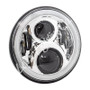 Letric Lighting LLC-ILHC-7DC - 7in Led Chrome Full-Halo Indian
