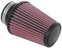 K&N RU-1039 - Universal Clamp-On Air Filter 3in Flange ID x 5in Base OD x 3.5in Top OD x 6in Height