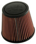 K&N RU-5172 - Universal Rubber Filter-Round Tprd 4.875in Flange ID x 9in Base OD x 6.625in Top OD x 7.938in H