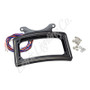 Letric Lighting LLC-CPPL-B6 - 12-16 Dyna Perfect Plate Light Black Curved License Plate Frame