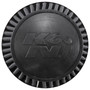 K&N RU-3101HBK - Universal Rubber Filter Round Tapered 6in Flange ID x 7.5in Base OD x 5.25in Top OD x 8in Height