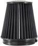 K&N RU-3101HBK - Universal Rubber Filter Round Tapered 6in Flange ID x 7.5in Base OD x 5.25in Top OD x 8in Height
