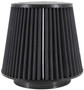 K&N RU-5177HBK - Universal Rubber Filter-Round Tapered 6in Flange ID x 9in Base OD x 6.625in Top OD x 7.5in H
