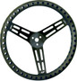Longacre 52-56838 - Steering Wheel 15in Dished Drilled Black