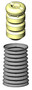 KYB SB119 - Shocks & Struts Strut Boots Front MERCEDES BENZ 190 Series 1989-93 MERCEDES BENZ 260 Series 1987