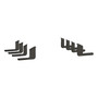 Luverne 277078-400752 - Regal 7 Black Stainless 78" Oval Side Steps, Select Toyota Tundra