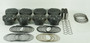 Mahle Motorsport 197754745 - Mahle MS Chevrolet SB 391cid 4.145in Bore 3.625 Stroke 6.125 Rod 1.062R CH 13.6CR Pistons Set of 8