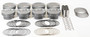 Mahle Motorsport 928905930T - SMALL BLOCK FORD WISSOTA CONCEPT PISTON 347cid 4.030 x 1.090RCH, 3.400stroke,5.400rod,0.927pin,-16.0cc,384g,9.0CR, 4032