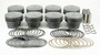 Mahle Motorsport 930074742T - FORD FLATHEAD - 3/16in STANDARD DOME 281cid 3.342 x 1.438CH, 4.000stroke,7.000rod,0.750pin,12.8cc,357g,9.0CR, 4032