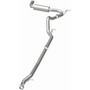 Magnaflow 15117 - 12-14 Jeep Wrangler 4dr Single Straight Rear P/S Exit Stainless C/B Performance Exhaust